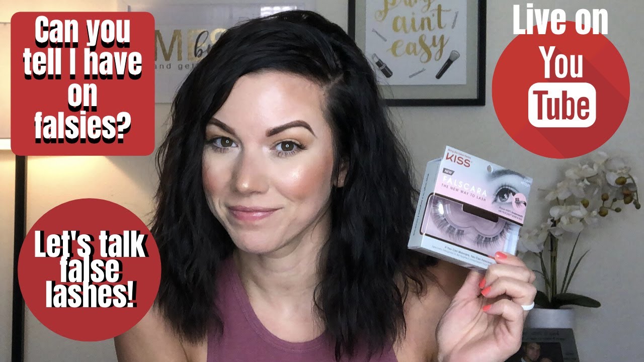 Falscara By Kiss Tutorial & Review | LIVE