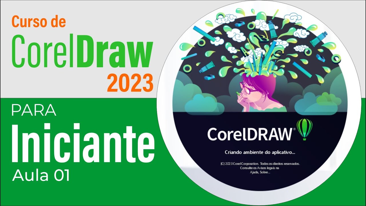 Curso de CorelDraw 2023-para iniciante -Aula 1 tela de boas vindas- parte 1