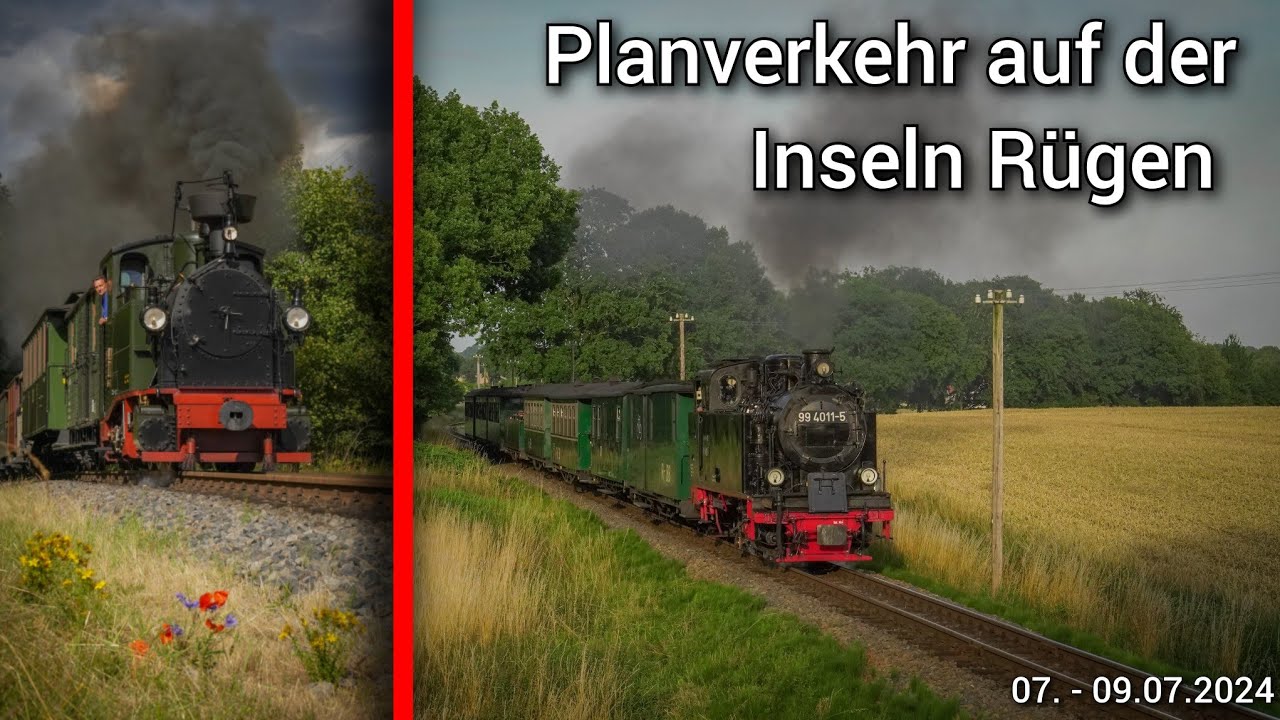 Planverkehr beim Rasenden Roland | Sächsische Ik Nr.54 zu Gast auf der Insel Rügen/Kevins Tagebuch