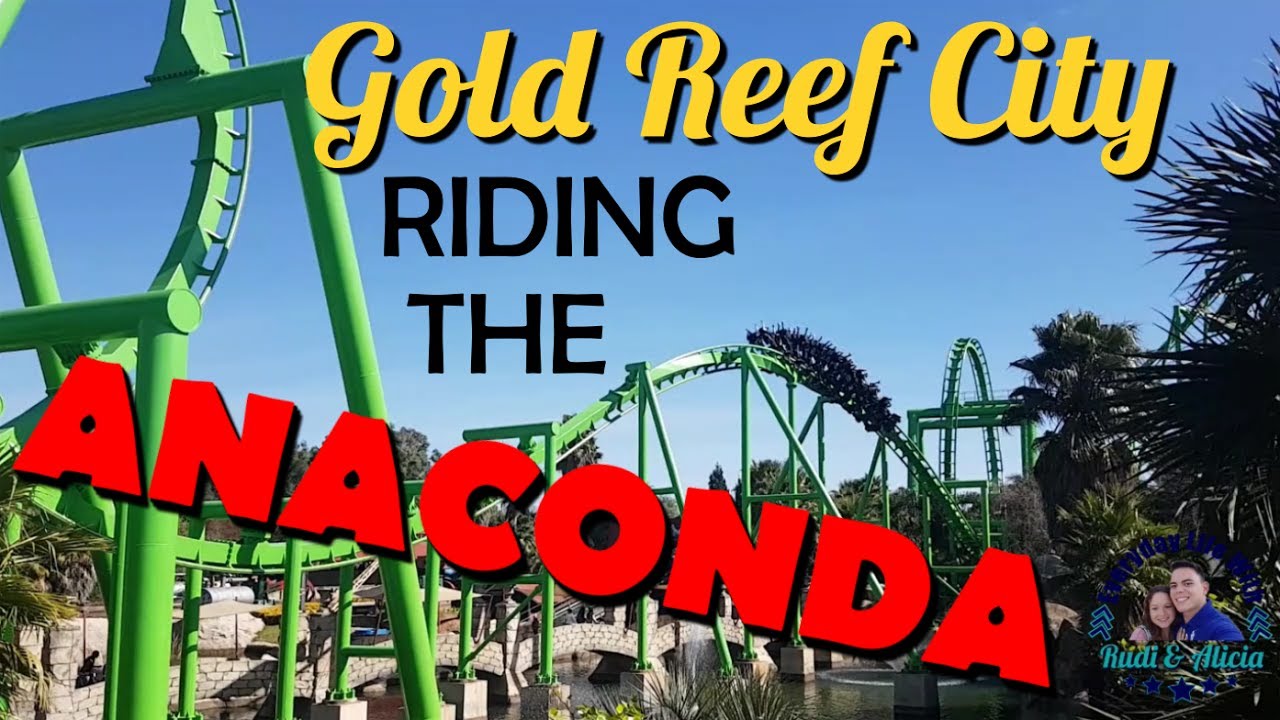 Riding the Anaconda | Gold Reef City | South African Theme Park