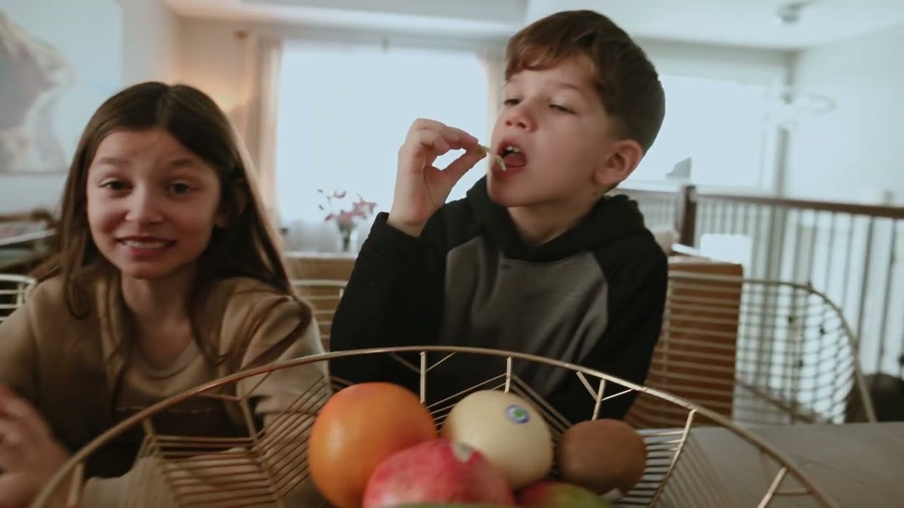Kids Trying Different Fruits