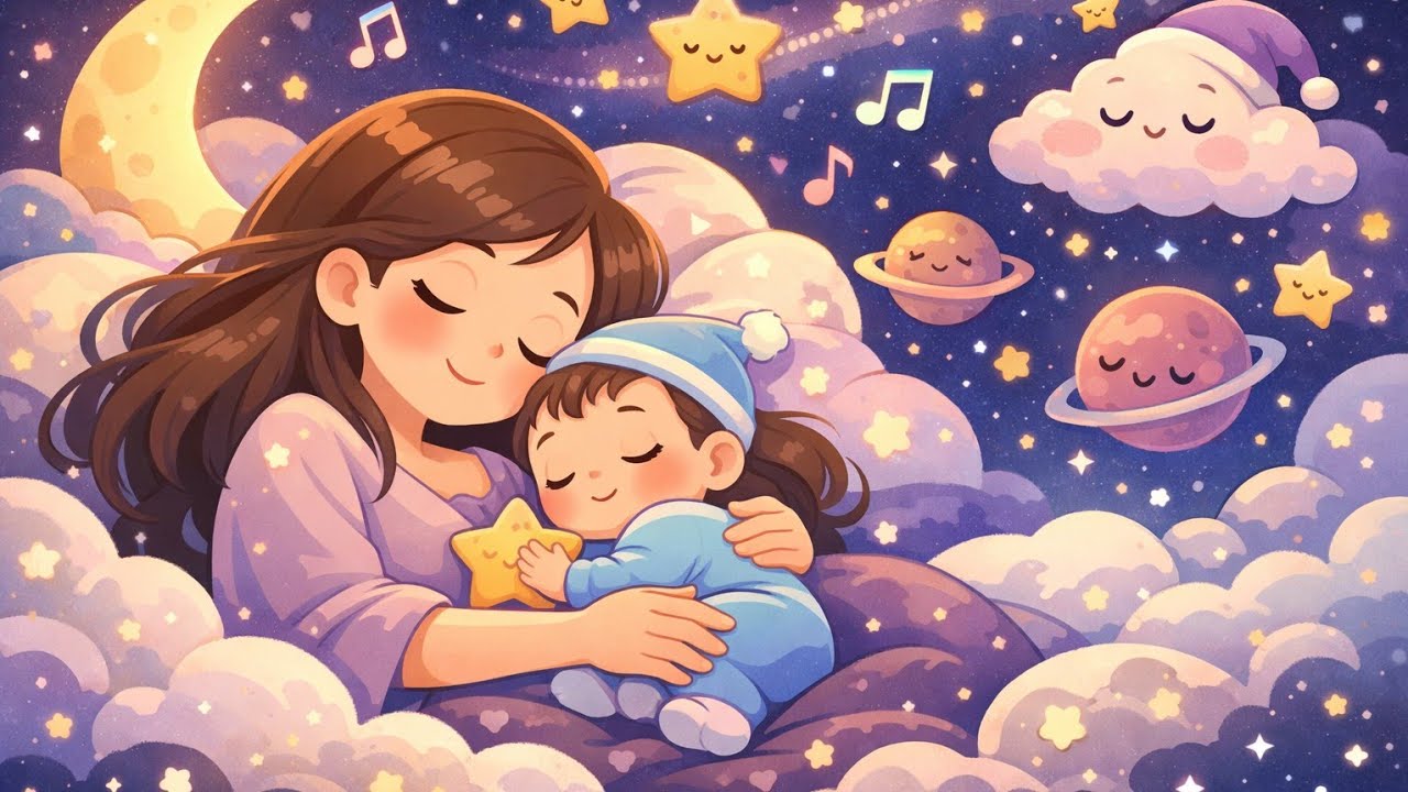 God’s Blessing in the Night | Soft Rhyming Lullaby for Children to Sleep Peacefully