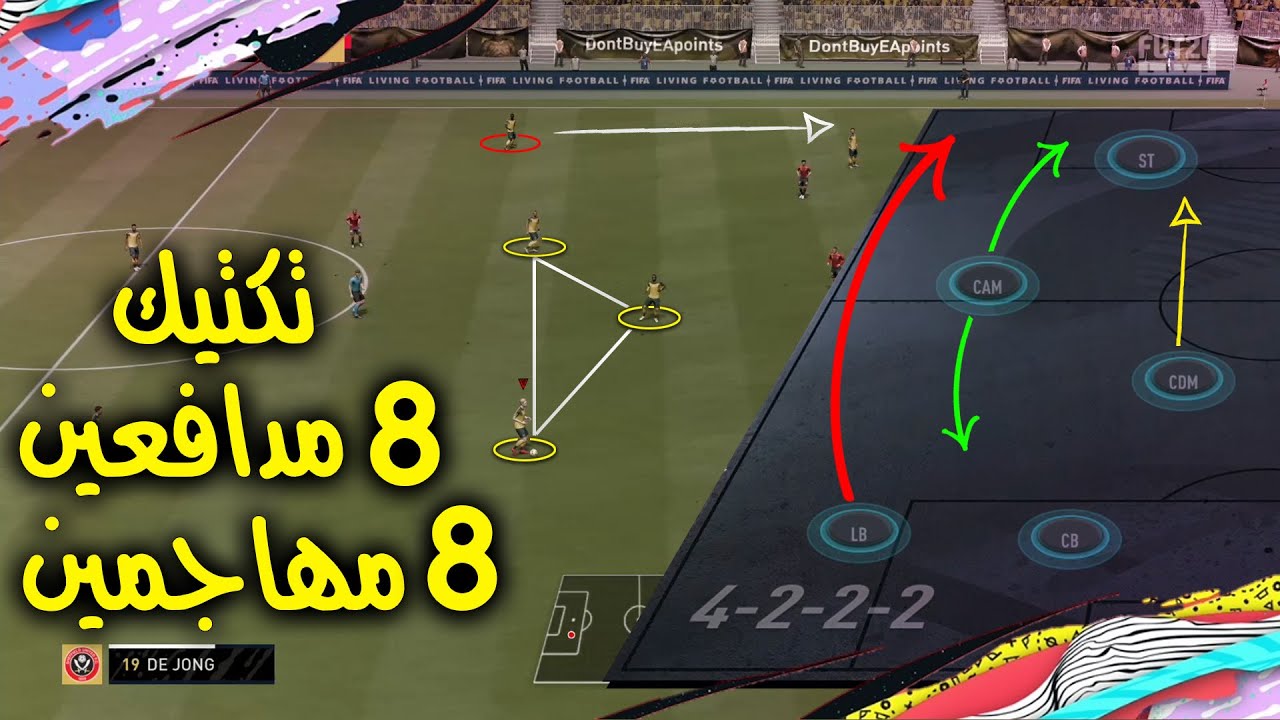 تكتيك اسطوري رح يجيب لك انتصارات كثيرة فيفا 20 + تعليمات اللاعبين | FIFA 20