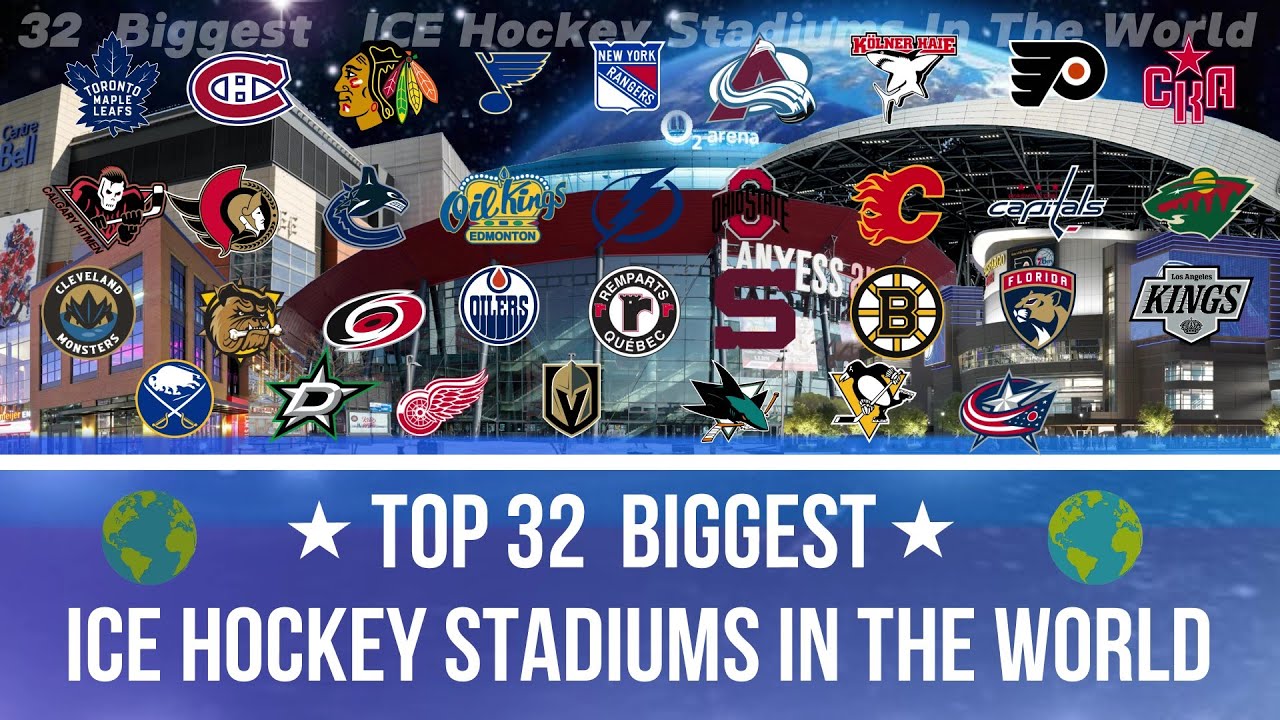32 Biggest Ice Hockey Arenas in the World 🌎🏒😀