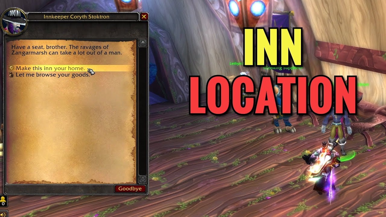 Cenarion Refuge Inn Location (WoW TBC)