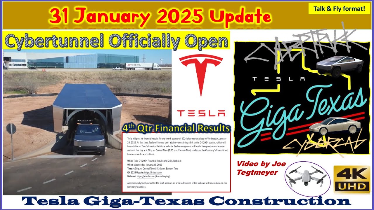 New Model Ys, 2nd Megapack work, big DIE shop deliveries too! 31 Jan 2025 Giga Texas Update(07:35AM)
