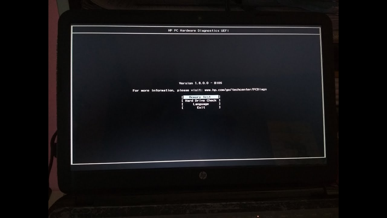 مشكل في إقلاع الحاسوب شرح  مراجعة أوامر البيوس و القرص الصلب ** Laptop hp **