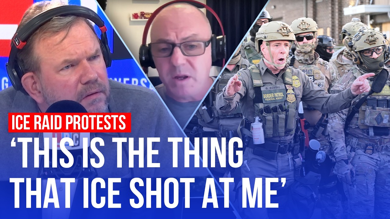 'I was wearing my press badge': Photojournalist shot by ICE agents