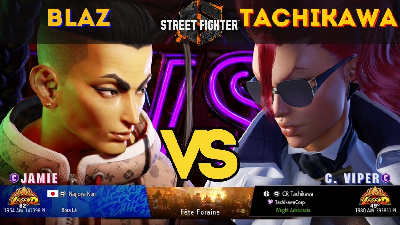 SF6 ▰ BLAZ (Jamie) vs TACHIKAWA (C.Viper) 👊 Ranked Match - High Level Gameplay - 2/26