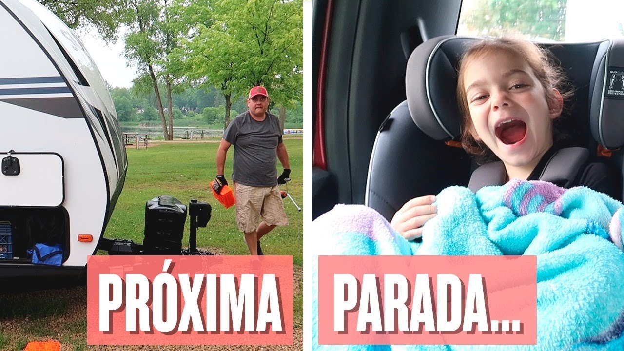 LEVANTANDO ACAMPAMENTO - VIAGEM DE MOTORHOME EM FAMÍLIA  - FLÁVIA CALINA