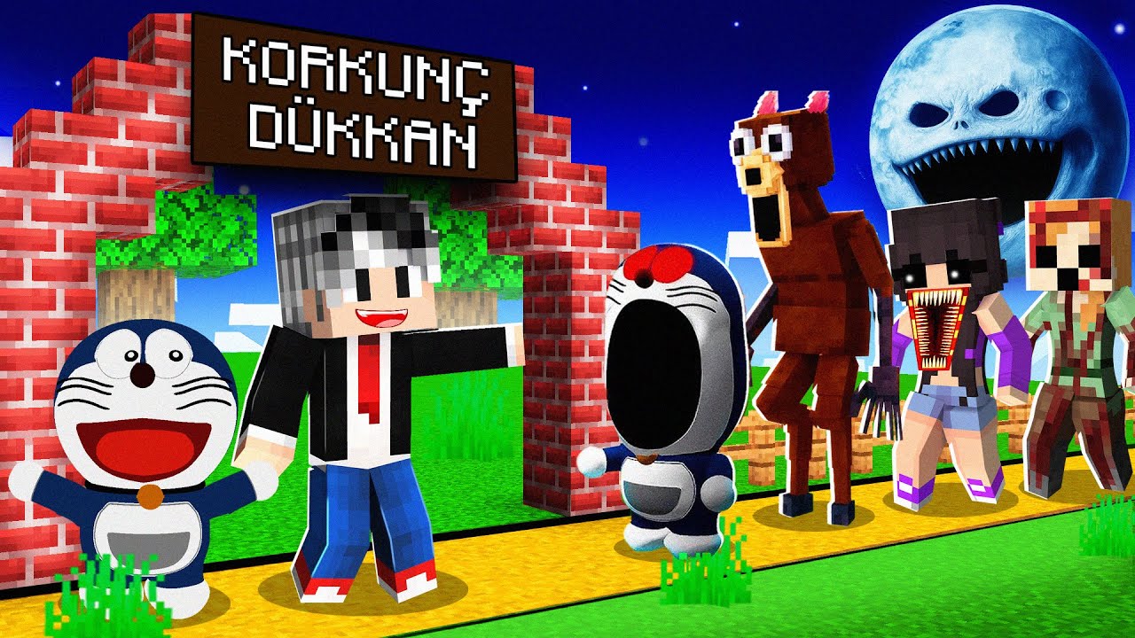Minecraft ama KORKUNÇ DÜKKAN Açtım!...