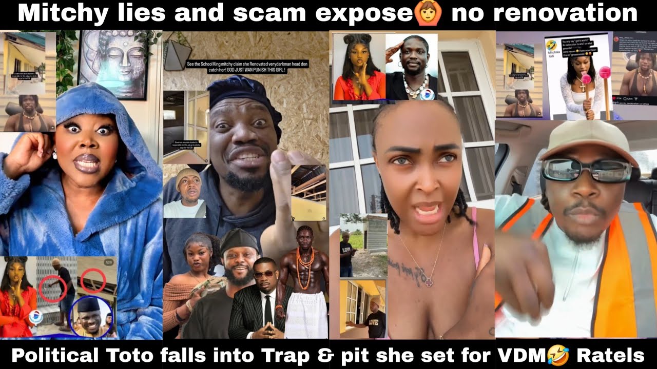 All Scam & Lies😱 king mitchy didn't renovate school🙆 VDM Ratel evidence choke😂 Nigerians🇳🇬 react