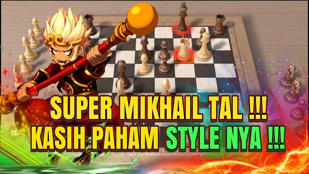 SUPER MIKHAIL TAL BERAKSI !!! - mikhail tal vs auer martin 1992 !!!