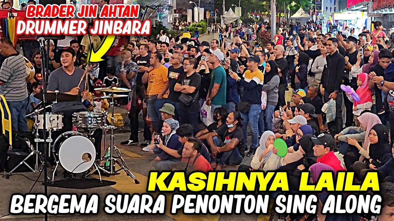 🔴Speaker Bob tiba² senyap tapi penonton tetap sing along dengan iringan drum Brader Jin Ahtan