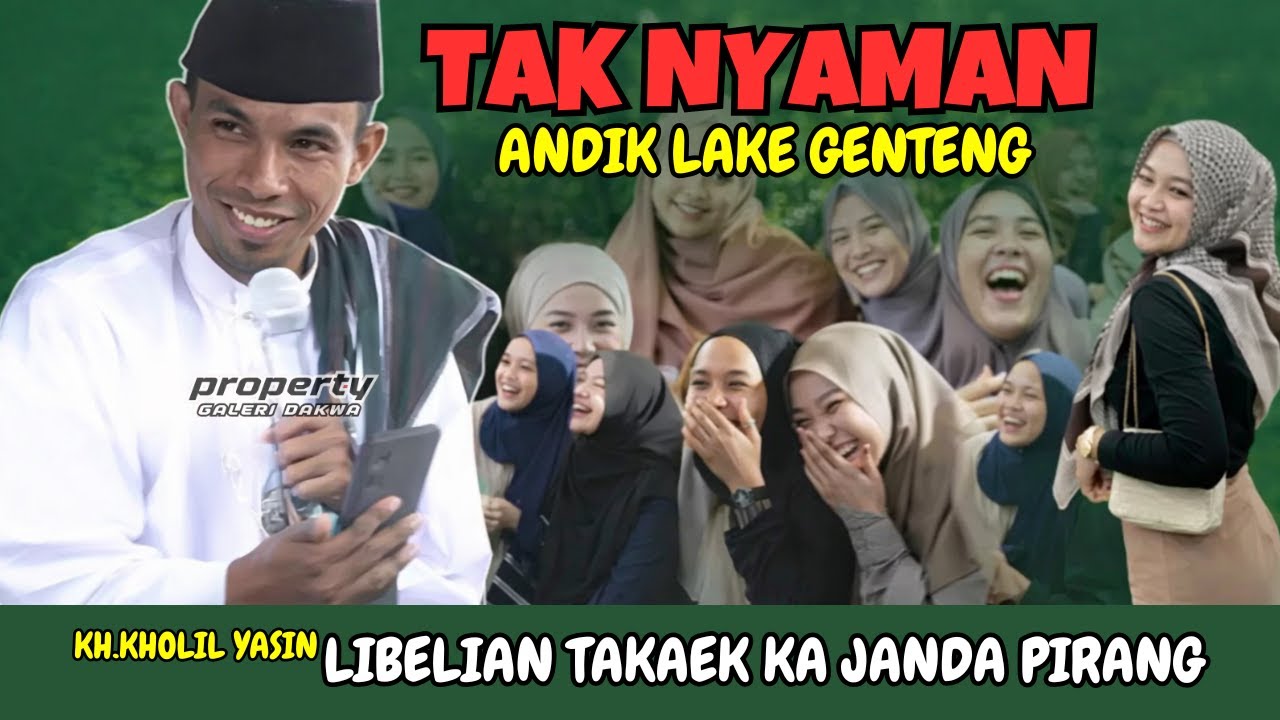 KH Kholil Yasin Terbaru 2026 - TAK NYAMAN ANDIK LAKE GENTENG,SABEN ARE NYAKE'E ATE