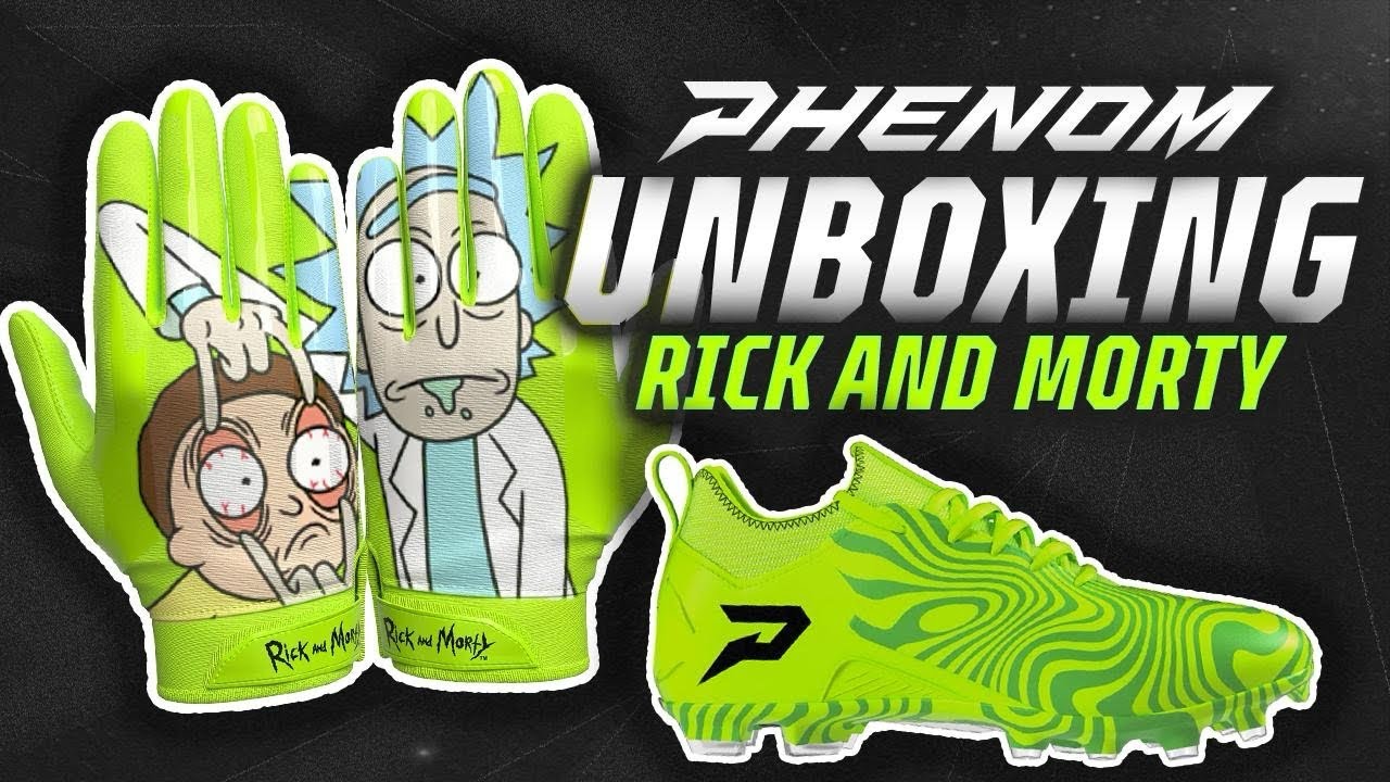 Rick and Morty Football Cleats & Gloves Unboxing – PhenomGear with Portal-Inspired Style!