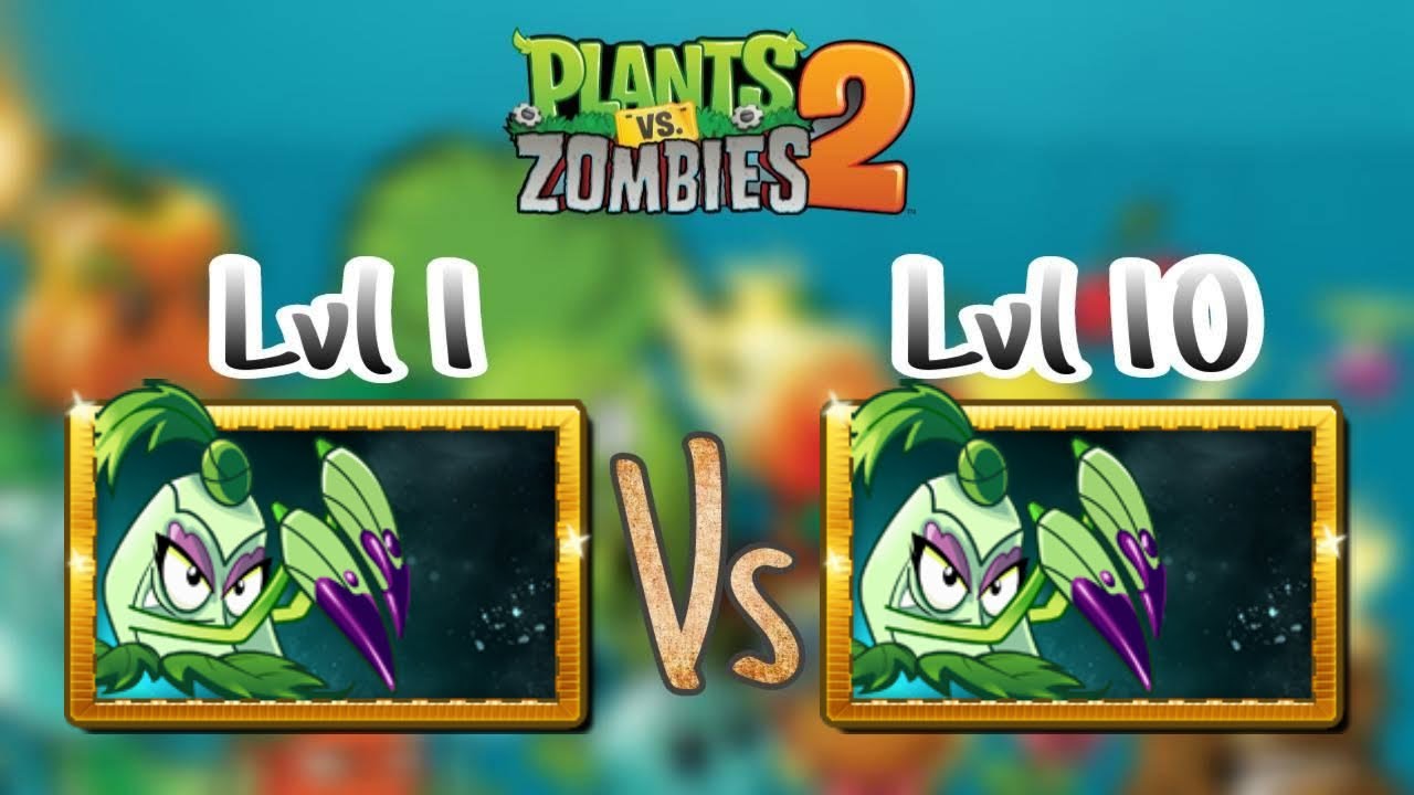 PvZ 2 - Max Level Pokra Vs Level 1 Pokra  Against Egyptian Zombies