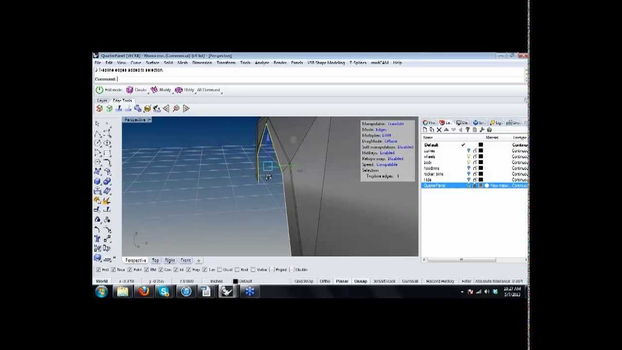 T-Splines webinar clip: fitting T-Splines to scan data