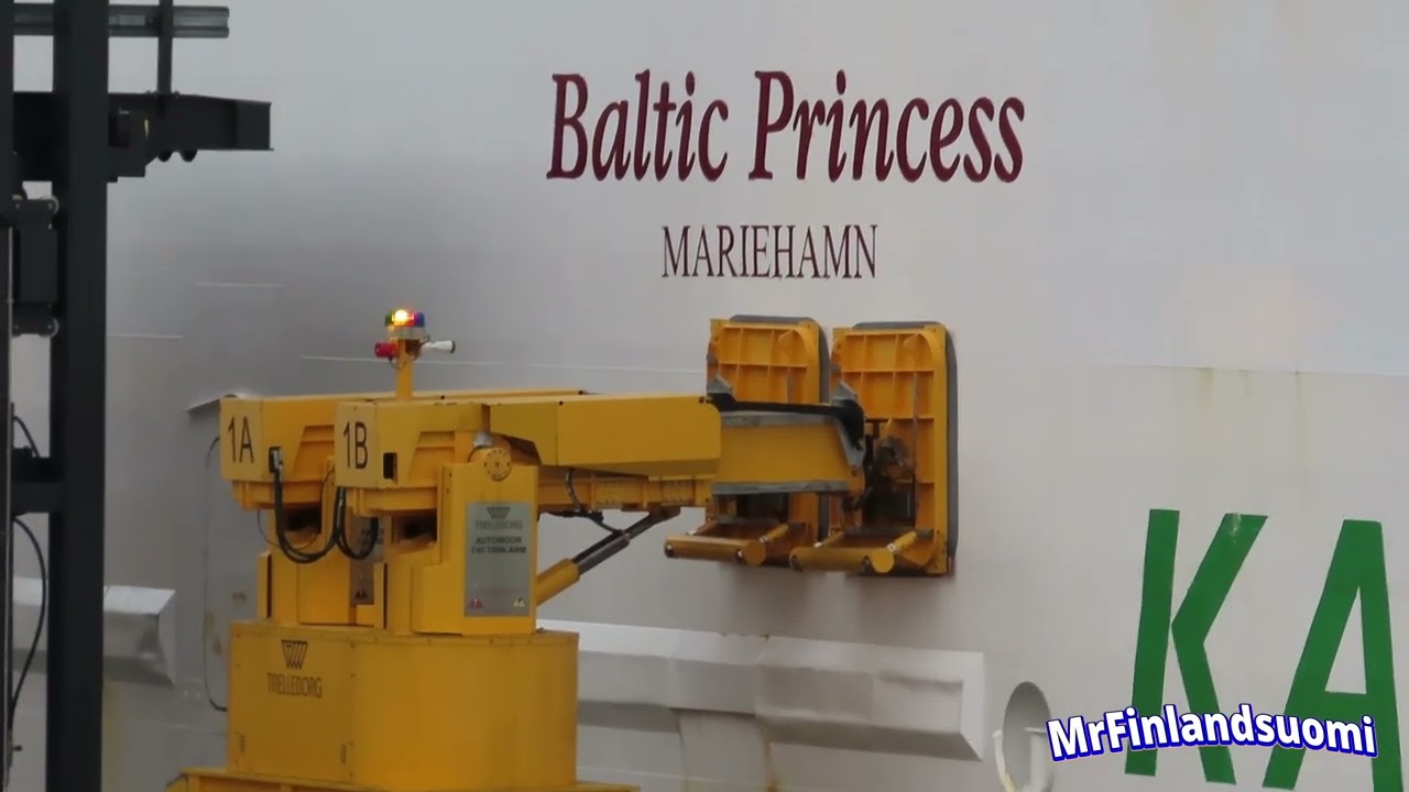 Baltic Princess Empty Ship In Mariehamn 7 December 2024 - Silja Line - Tallink - Åland -