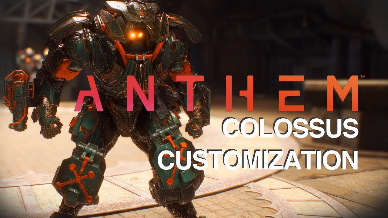 ANTHEM Javelin Customization - Colossus Teal and Blood Orange
