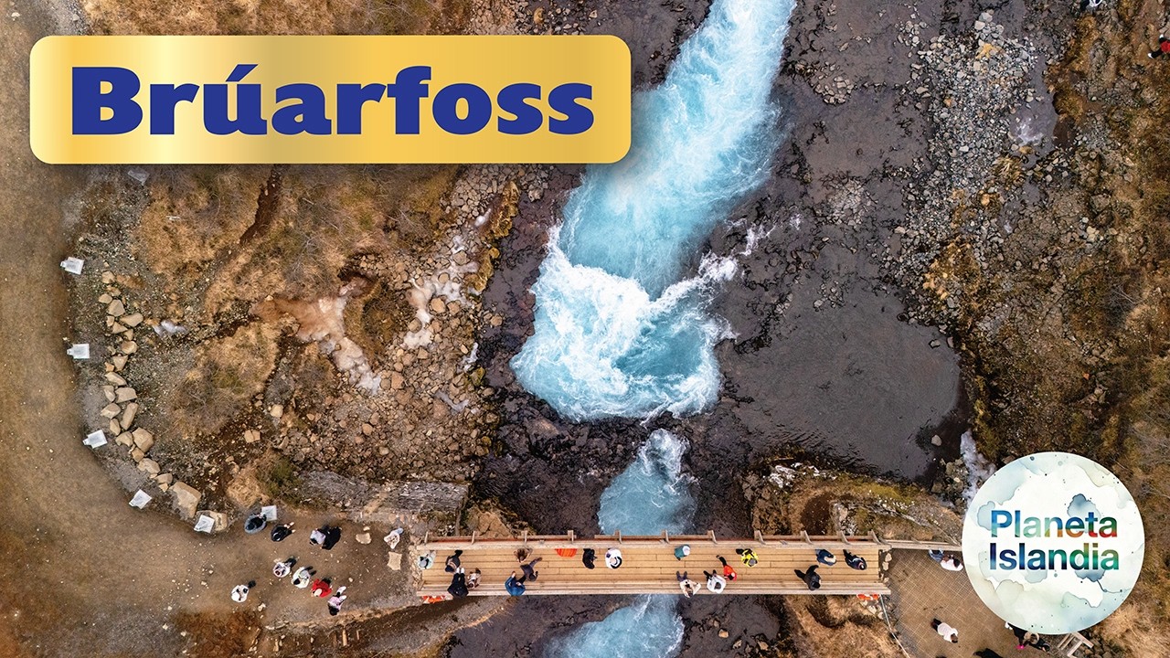 Brúarfoss - turkusowa perełka wśród islandzkich wodospadów.