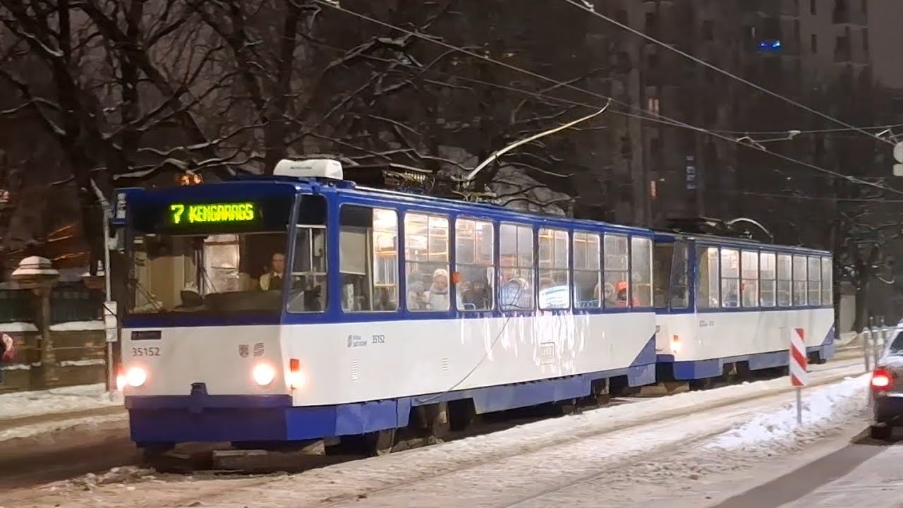 Tatra T3MR- 35152 + 35162 Atpūtas centrs/Lido 
