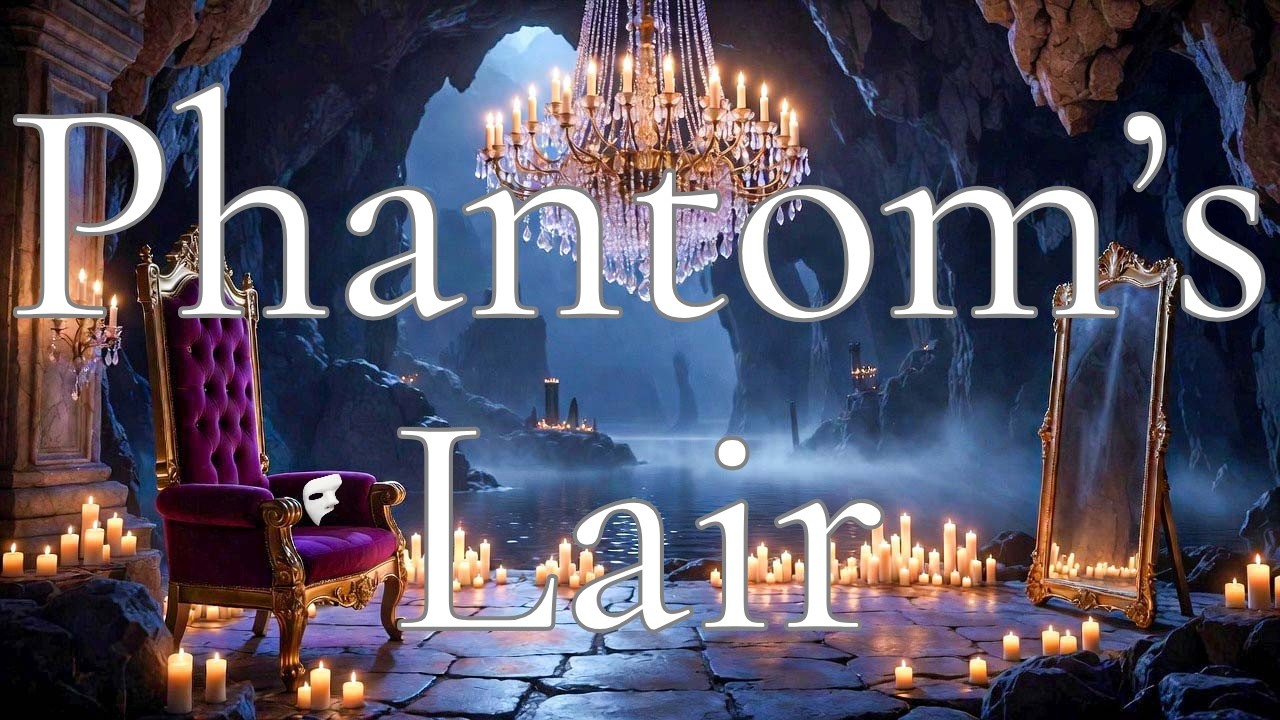 Moonlight Sonata in the Phantom’s Lair 🎭 Dark Gothic Ambience for Deep Focus & Sleep (8 Hours)