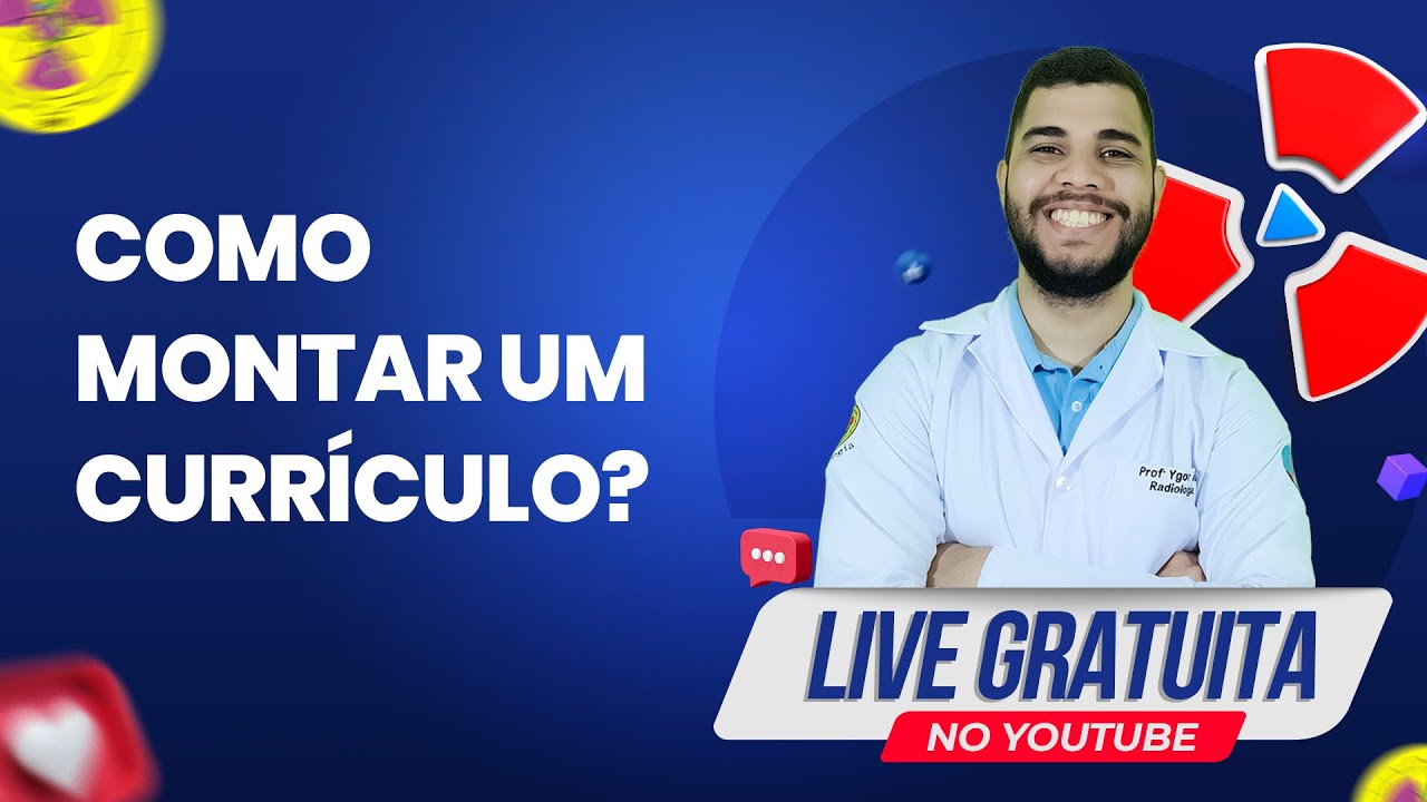 🔴 LIVE - COMO MONTAR UM CURRÍCULO? | Radiologando