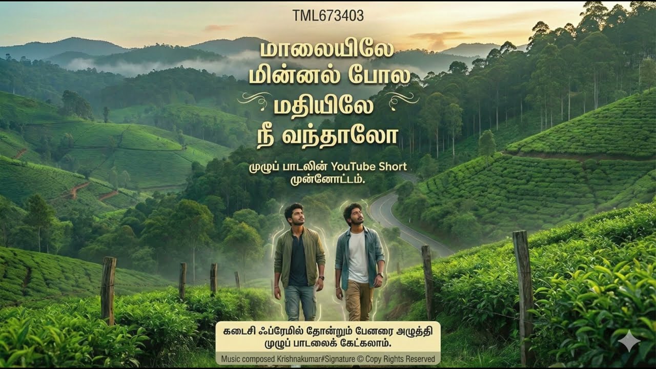 மாலையிலே மின்னல் போல      மதியிலே நீ வந்தாலோ TML34845