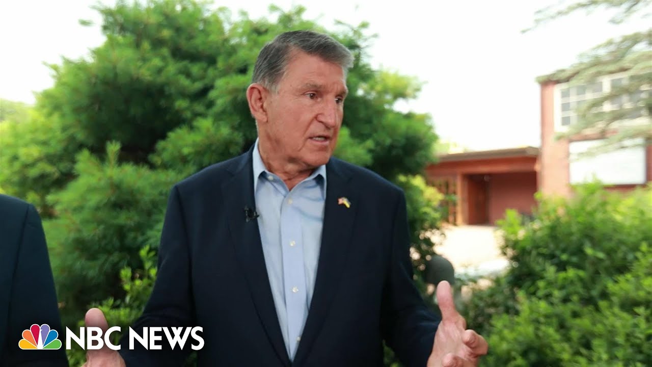 Manchin: ‘It’ll be next year’ before deciding on a presidential run