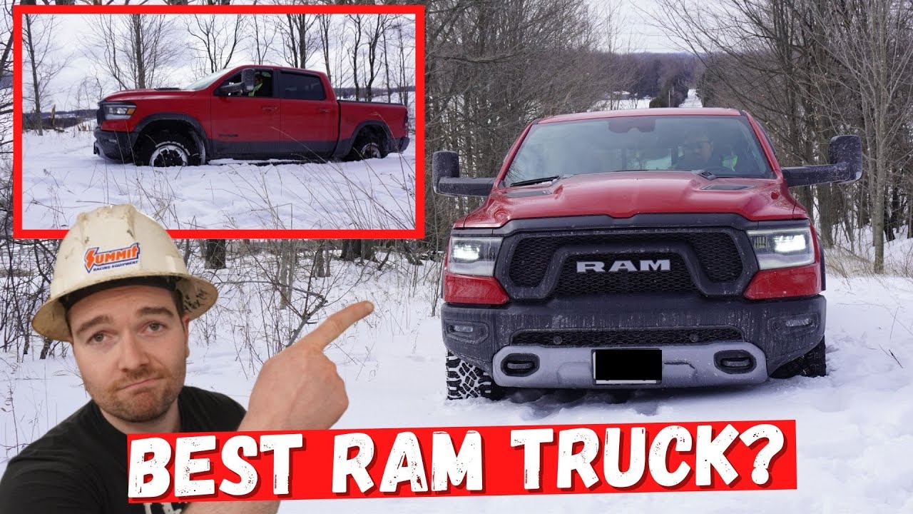 RAM 1500 Rebel Off-Road 4WD LOCK In DEEP Snow | Is It Better Then The Power Wagon?