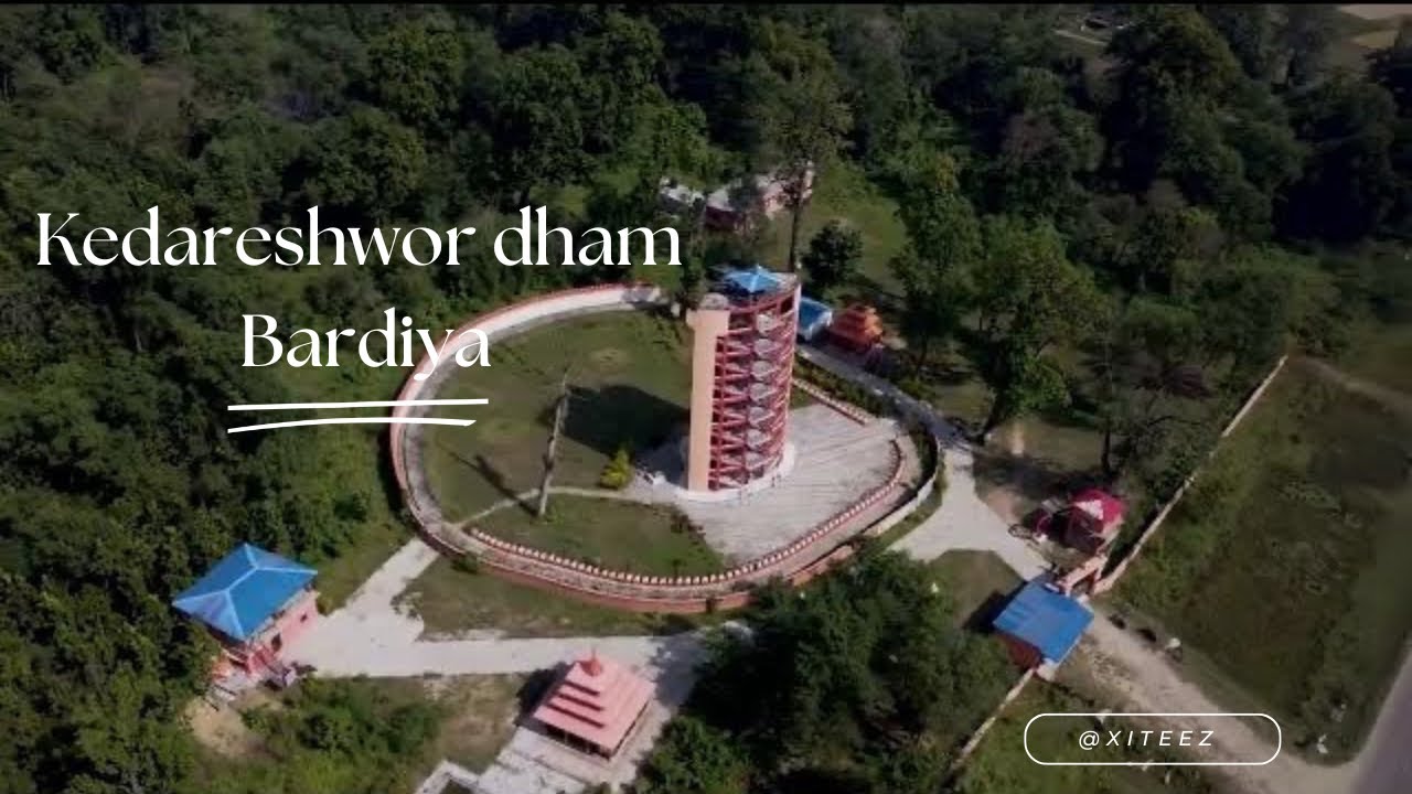 Exploring Kedareshwor Dham: Bansgadi, Bardiya | Drone Shots