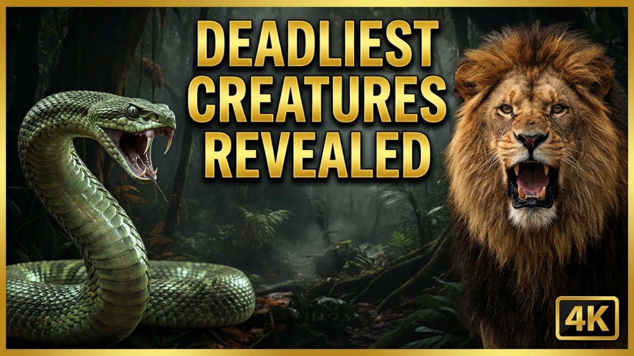 World’s Most Dangerous Animals Unveiled – Nature’s Deadliest Predators
