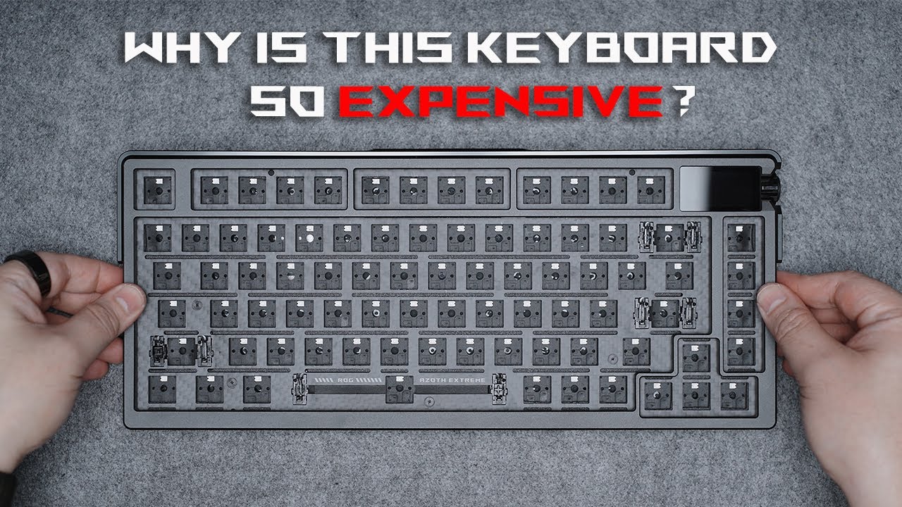 Why is This Keyboard so Expensive? - ROG Azoth Extreme Teardown