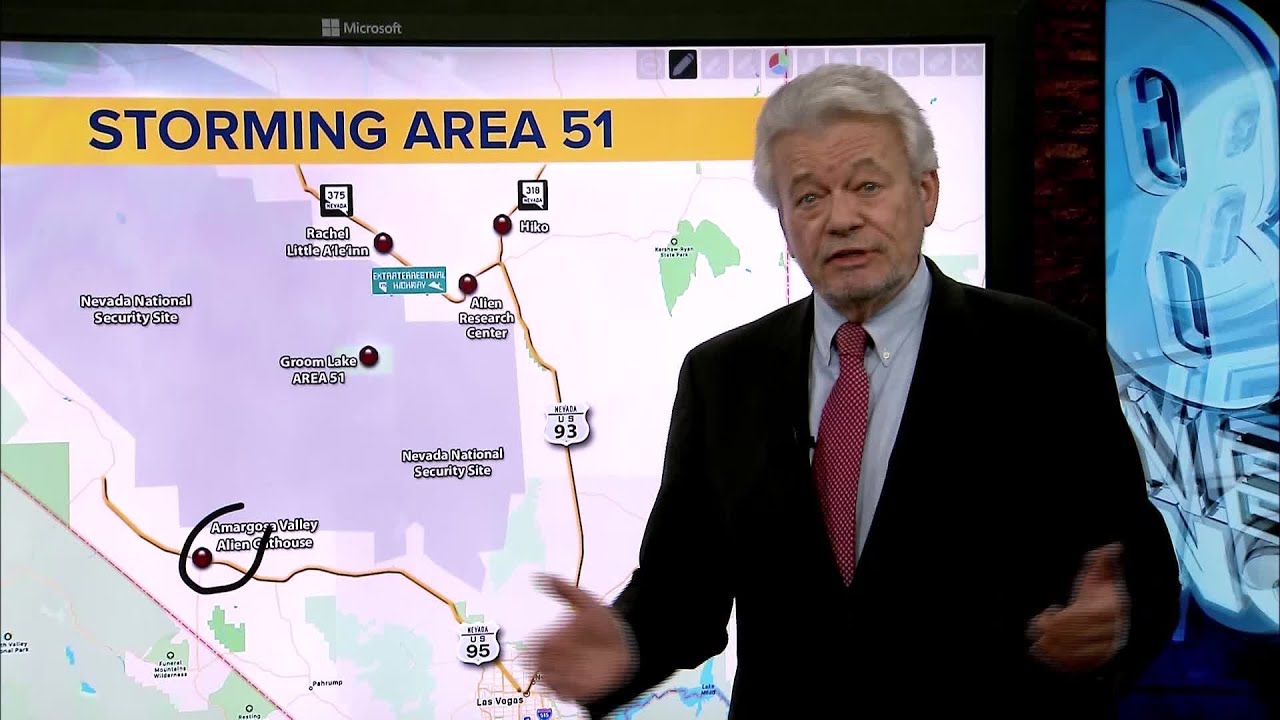 George Knapp maps out Area 51 - Sept 2019 - Mystery Wire