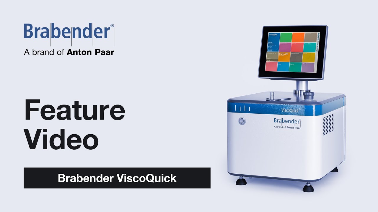 Brabender ViscoQuick: Flour & Starch Measurement with Unmatched Speed | Anton Paar