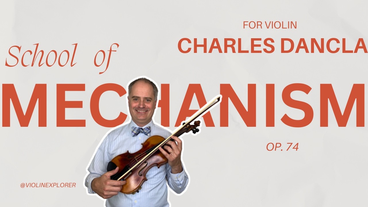 Charles Dancla: School of Mechanism - Op. 74 - no 1-4 #violin
