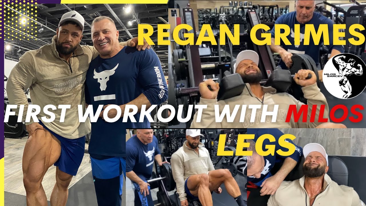 First workout with Regan Grimes - of course it had to be a LEGS DAY!