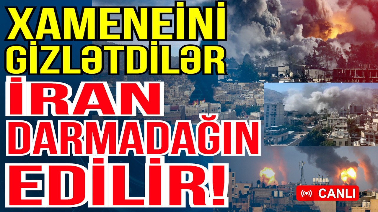 SON DƏQİQƏ! İran darmadağın edilir - Xameneini gizlətdilər - Gündəm Masada - Media Turk TV