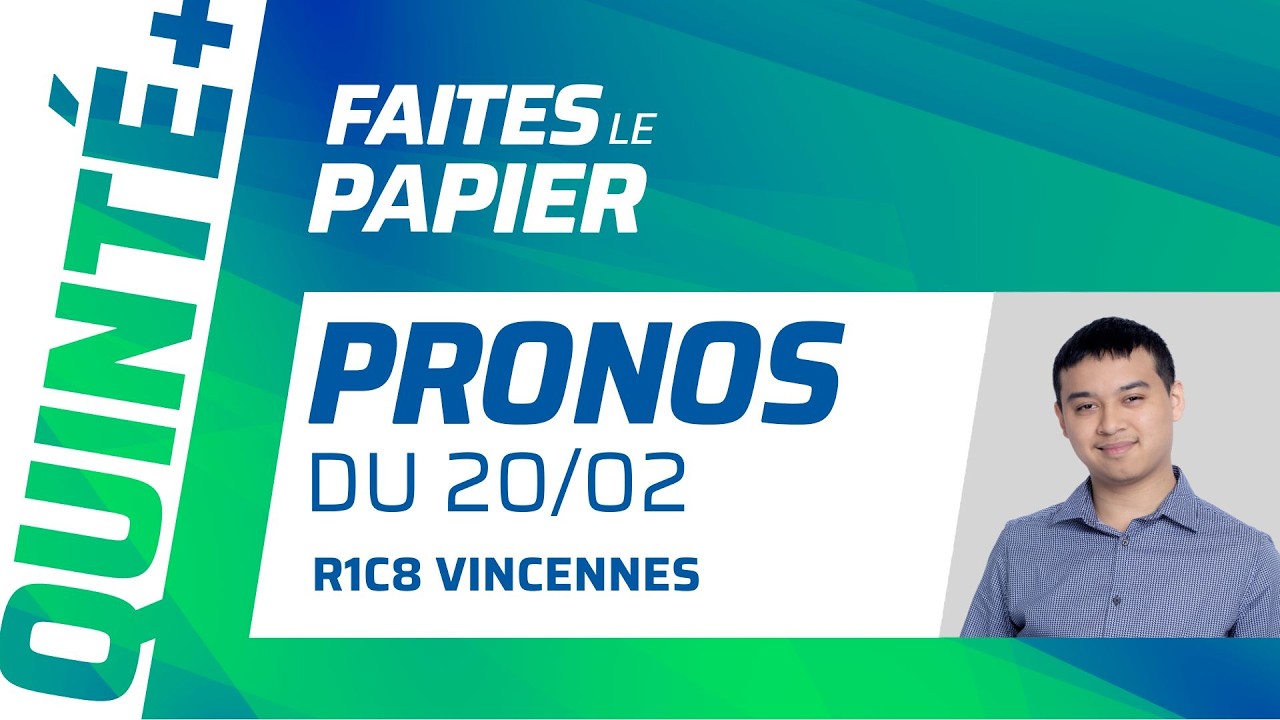 PRONOSTICS QUINTÉ+ DU VENDREDI 20 FÉVRIER À VINCENNES : JAZZ DE PADD AFFRONTE UN LOT À SA PORTÉE