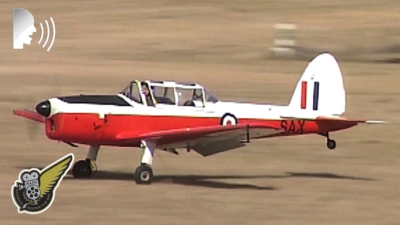 Впечатляющие фигуры высшего пилотажа de Havilland DHC-1 Chipmunk