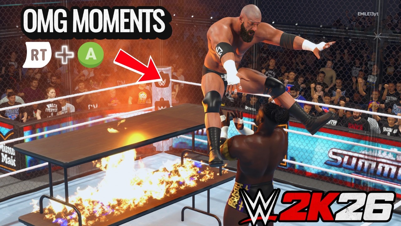 WWE 2K26 GAMEPLAY -  INSANE EXTREME MOMENTS!!!