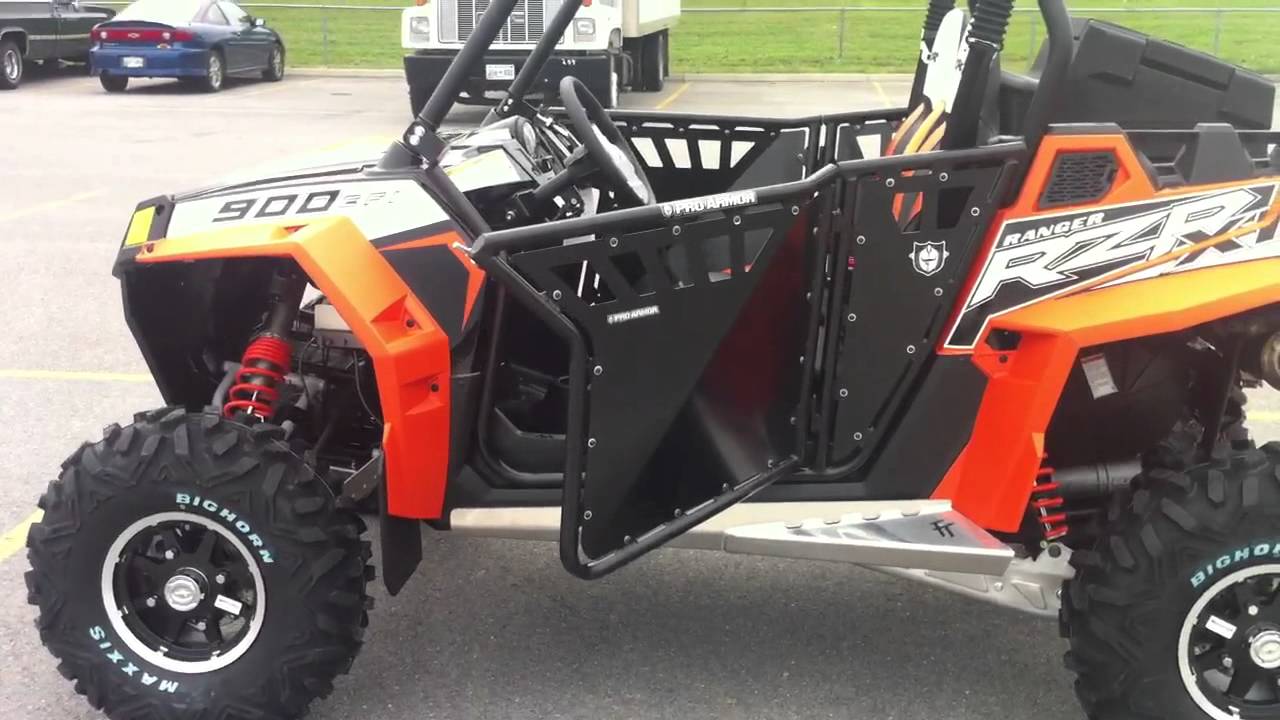 2012 Polaris RZR XP 900 Black/Orange Madness LE