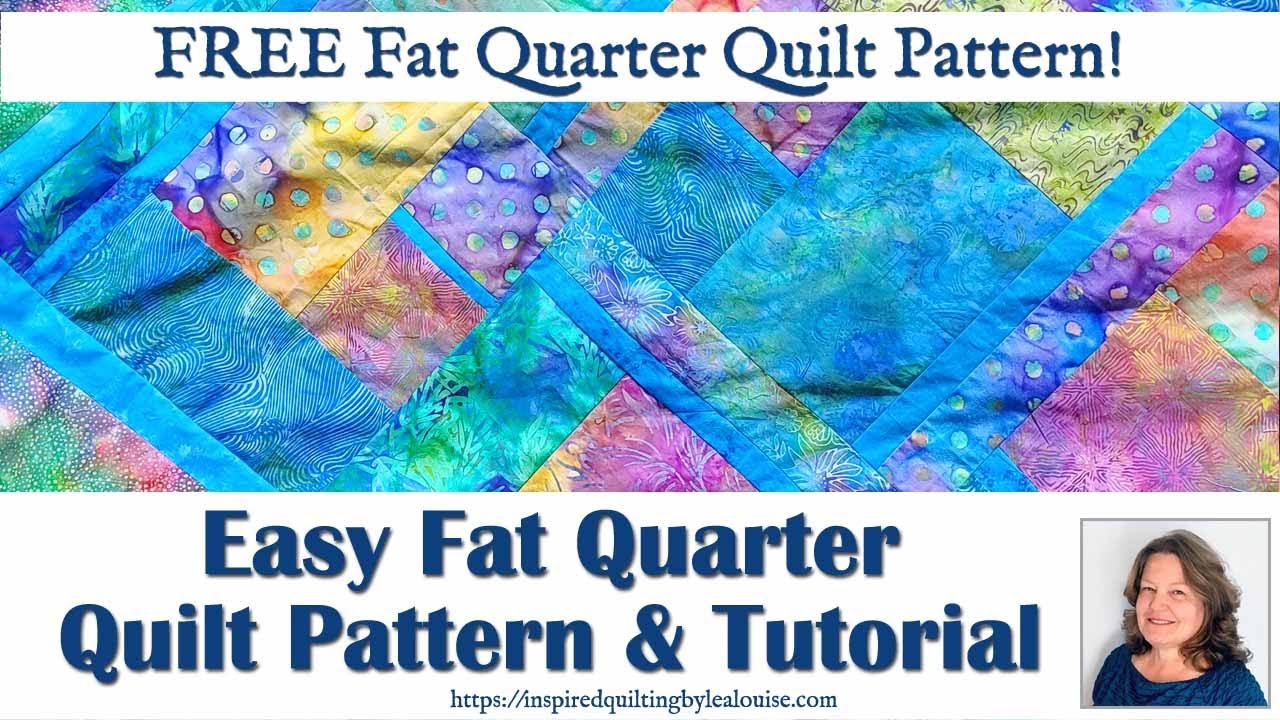Quilting on a Budget? Download this Free Beginner Quilt Pattern Perfect for Fat Quarters!