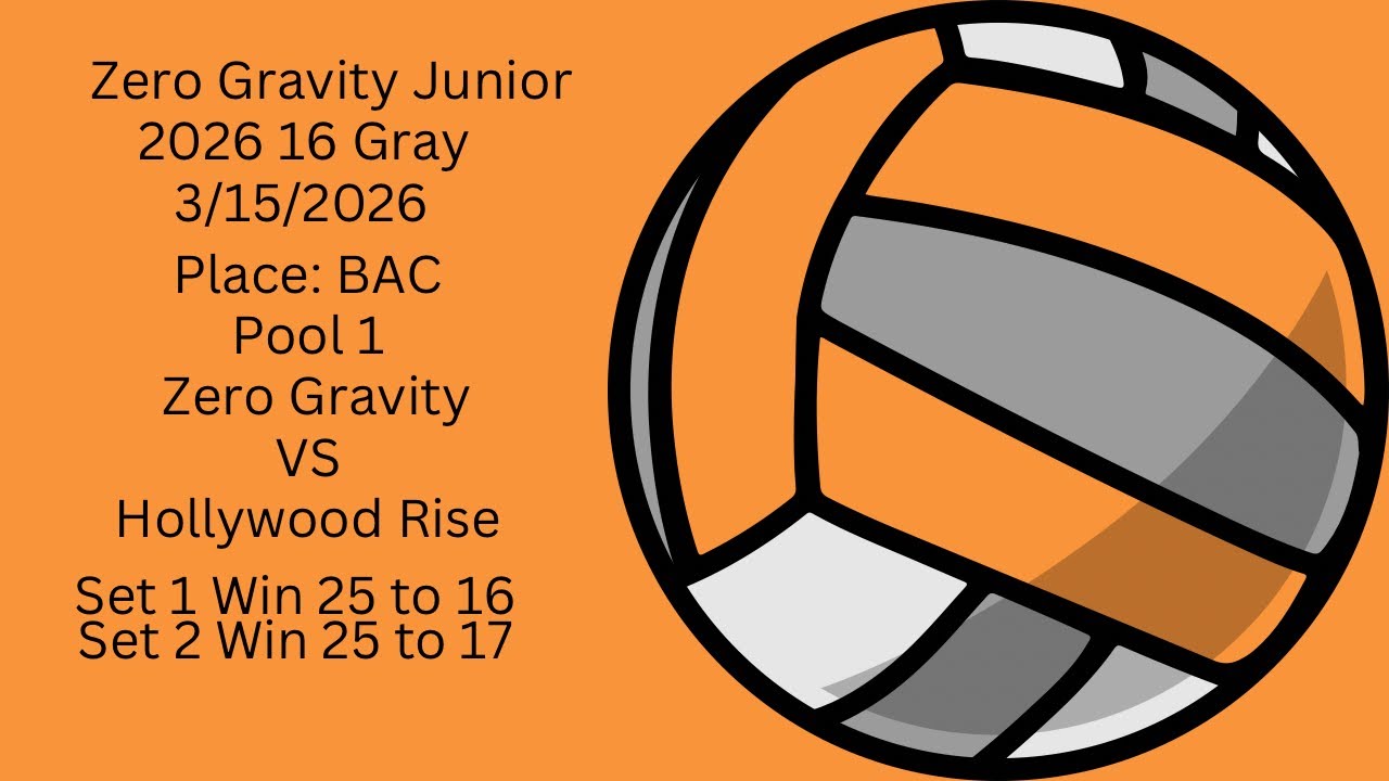 3/15/26 ZG 16 Gray VS Hollywood Rise