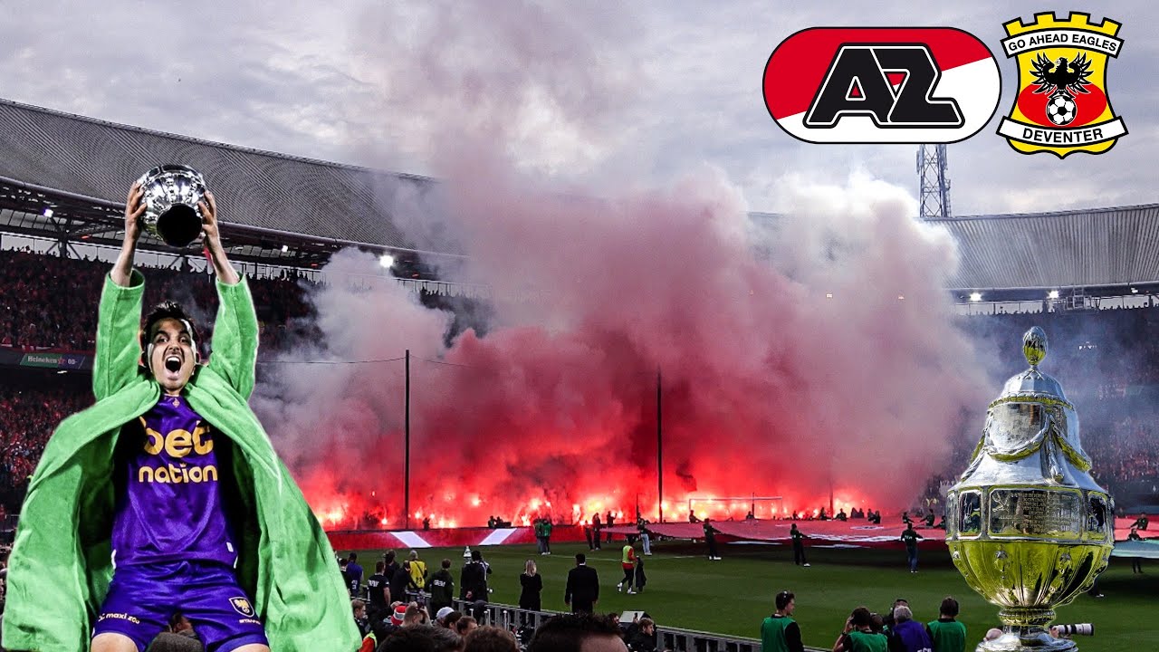 Go Ahead Eagles WIN Dutch Cup After Penalty Shootout vs AZ Alkmaar | INSANE Pyro | Matchday Vlog