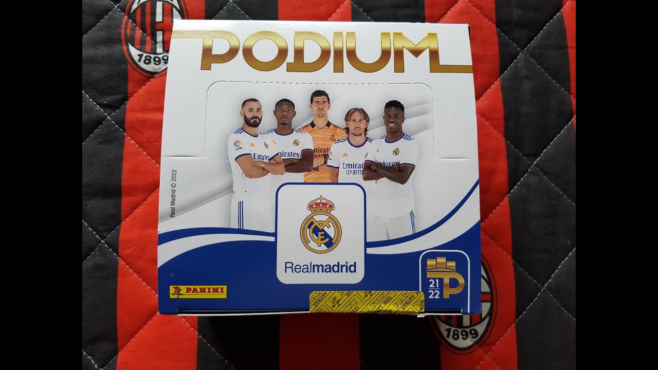 HIT!!! PANINI PODIUM REAL MADRYT 2021/22 - BOX Z SAMYMI KARTAMI REALU - WOW ALE MEGA KARTY!!!