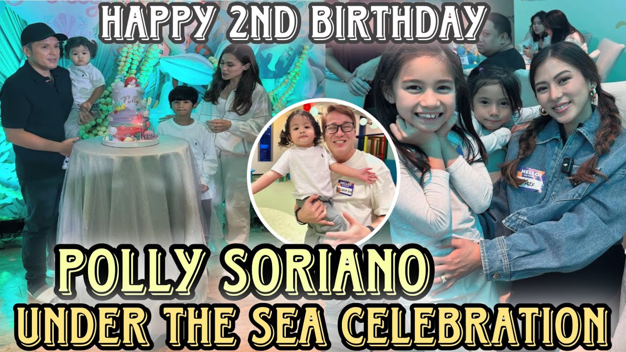 Polly Gonzaga Soriano’s 2nd Birthday celebration sa Shangrila under the sea ang birthday theme | HBD
