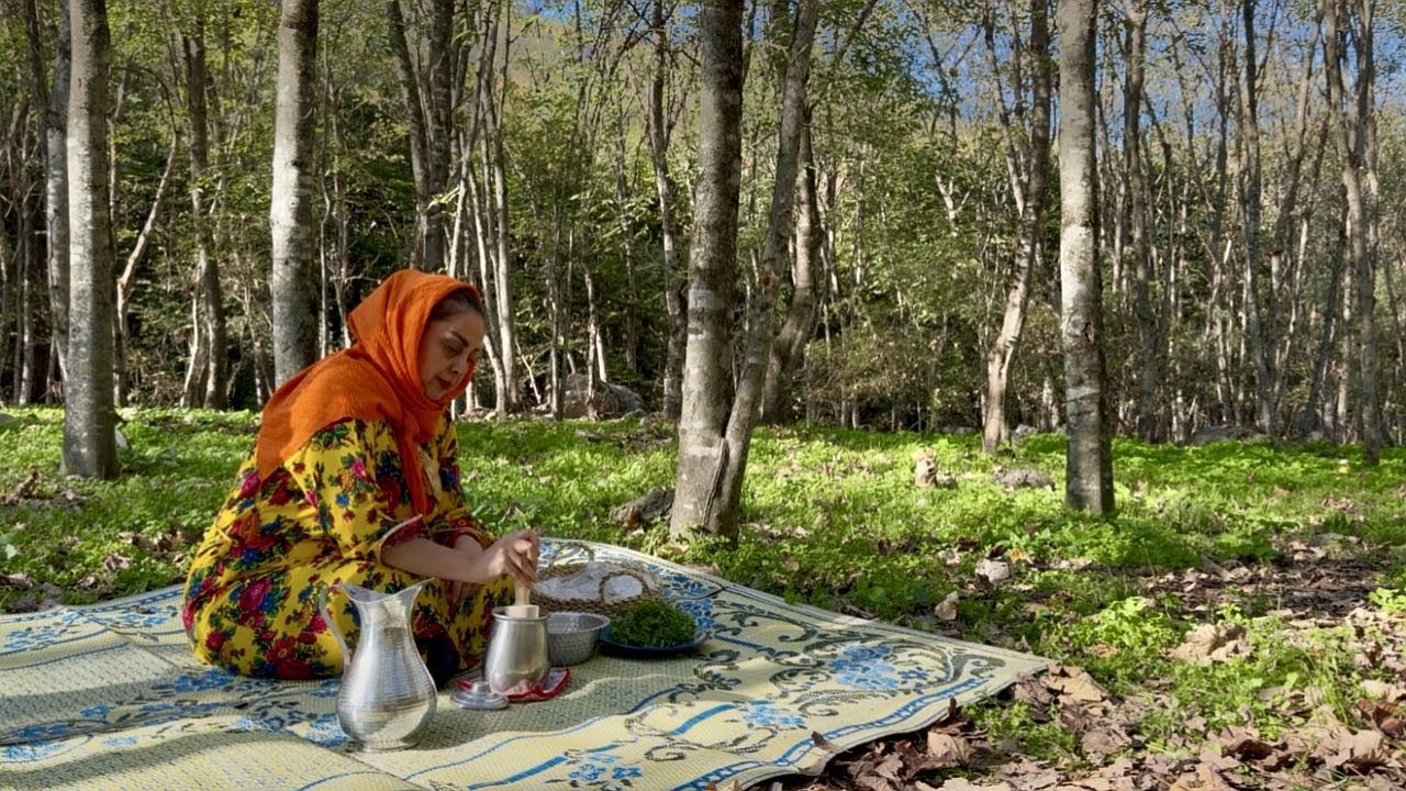 🔥 Rustic Stone-Pot Stew | Traditional Forest Cooking