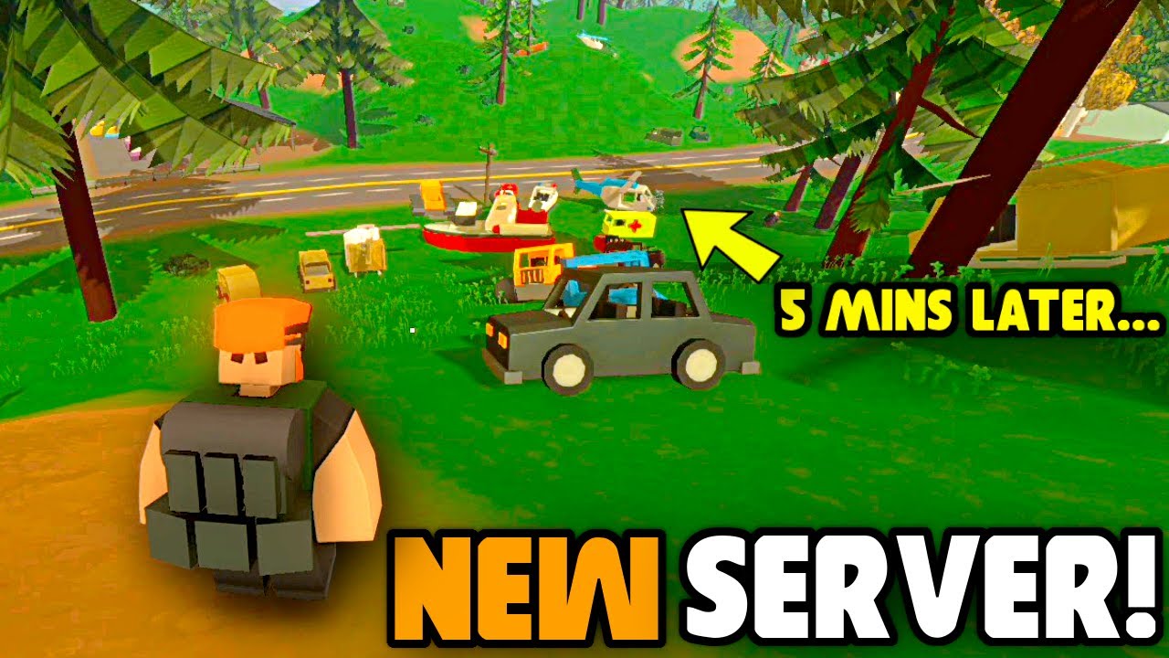 I invited 100 PLAYERS to my NEW UNTURNED CONSOLE CREATIVE SERVER! (Unturned Xbox #11)